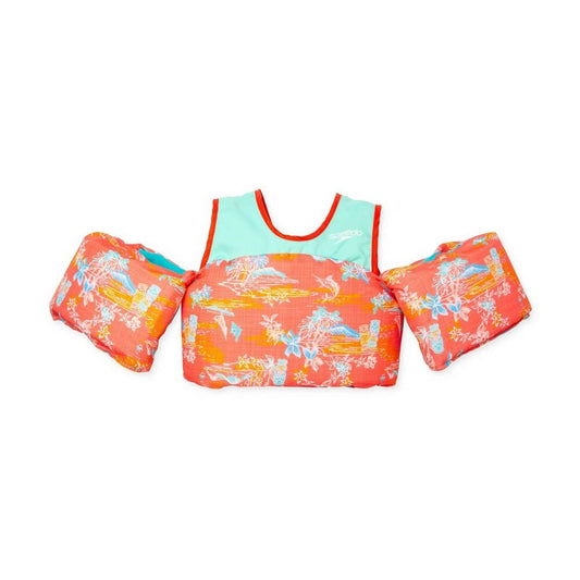 Speedo Splash Jammer - Coral/Teal Size: Kids Weight up to 33-55lbs