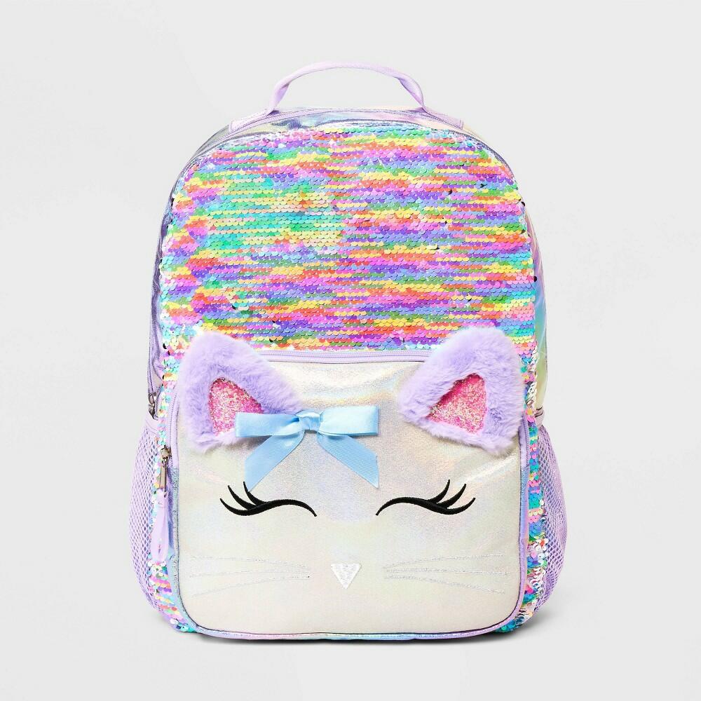 Kids' 16 Flip Sequin Cat Backpack