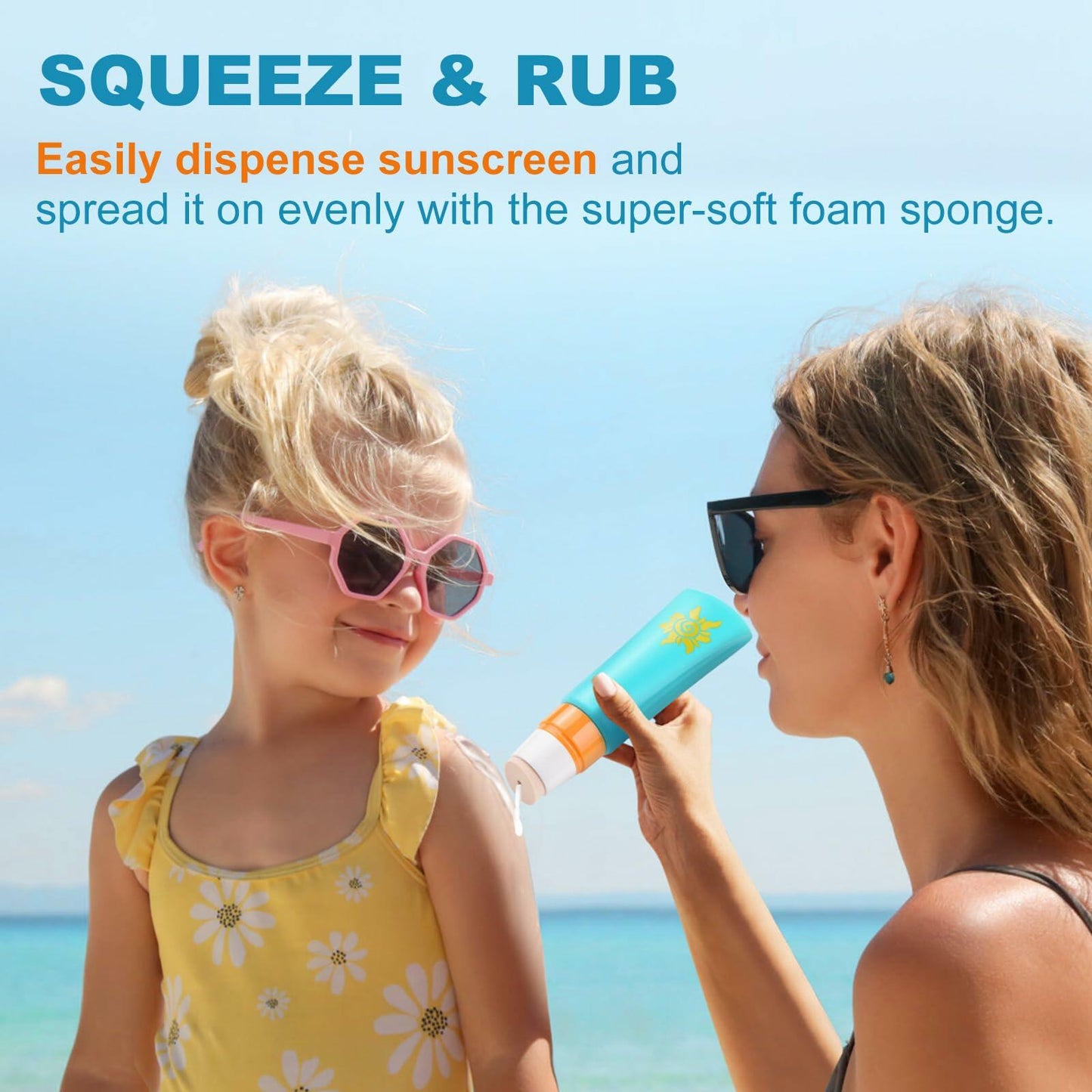MONVIE Sunscreen Applicator, Refillable and Spill Proof