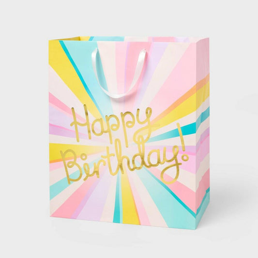 XLarge 'Happy Birthday' Birthday Gift Bag