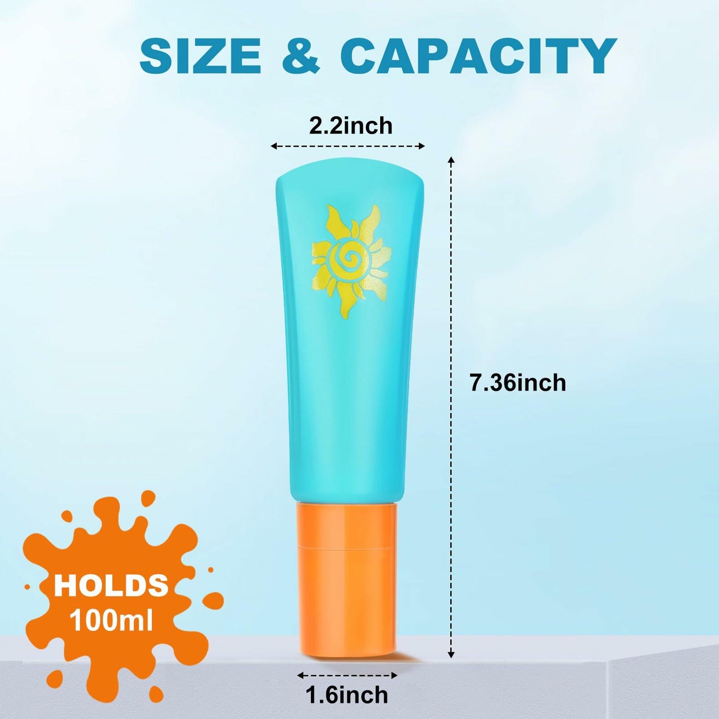 MONVIE Sunscreen Applicator, Refillable and Spill Proof