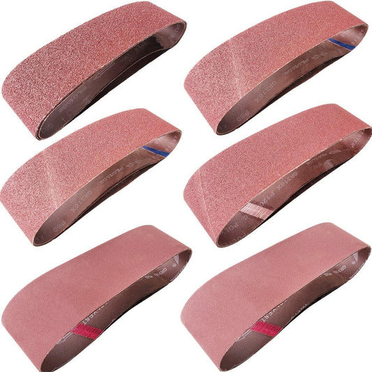PCS 4 x 36 inch Aluminum Oxide Sanding Belt Kit