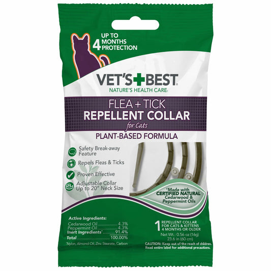 Vet’s Best Flea and Tick Repellent Collar for Cats