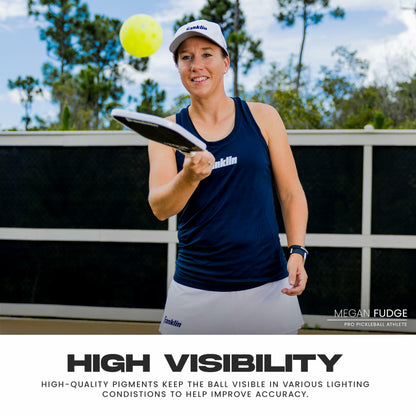 Franklin Sports Pickleball-x Outdoor Balls-Optic Yellow