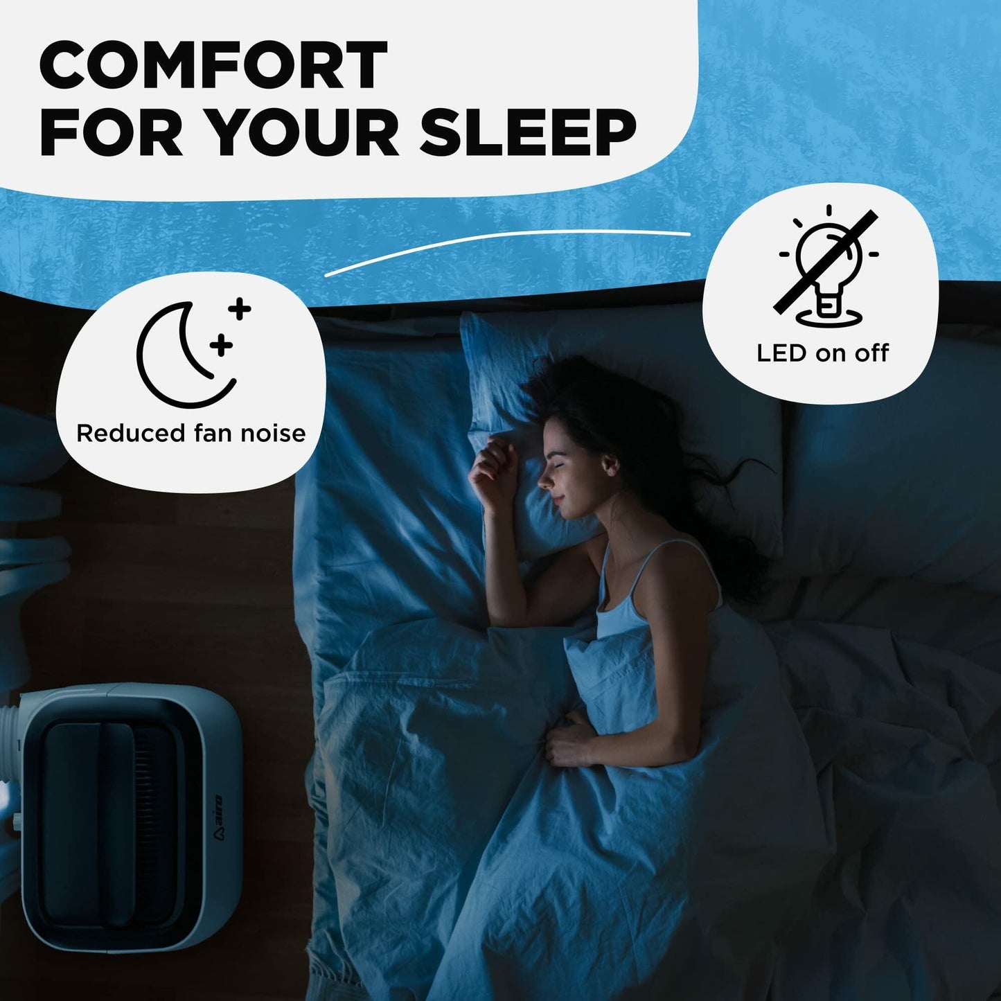 AIRO COMFORT Portable Air Conditioner 14000 BTU for Room 700 sq. ft