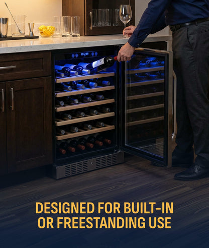 NewAir 52 Bottle Compressor Wine Cooler