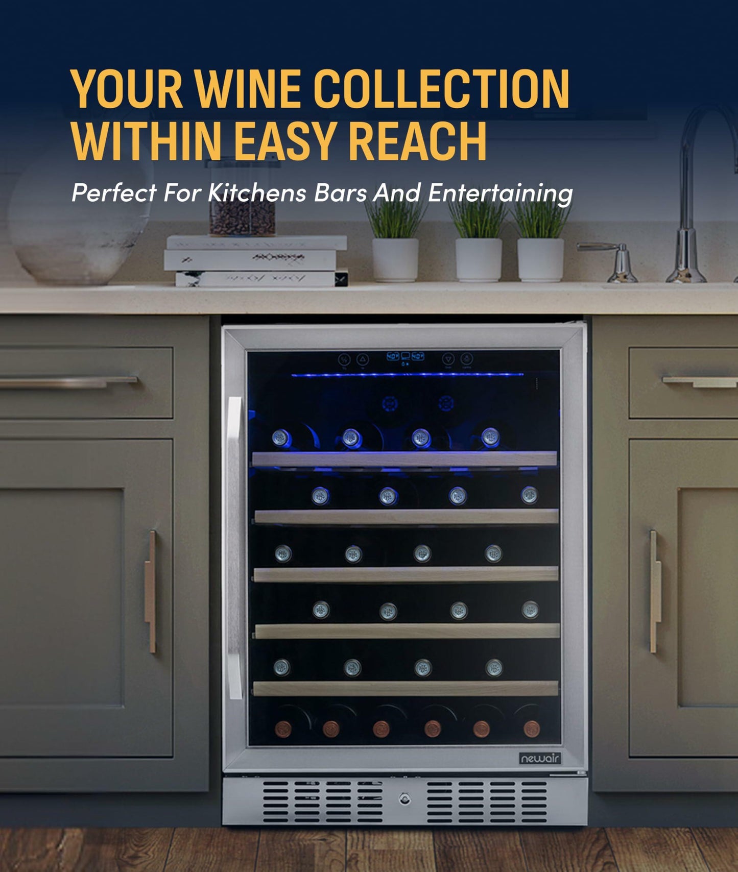 NewAir 52 Bottle Compressor Wine Cooler