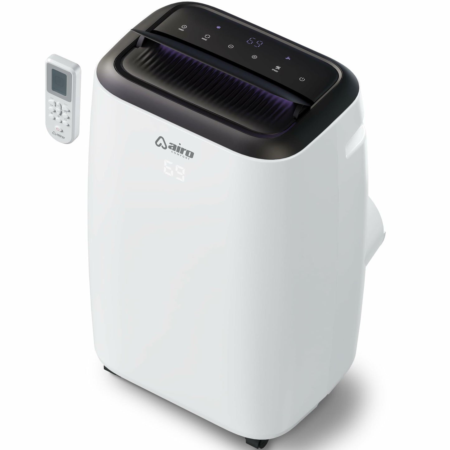 AIRO COMFORT Portable Air Conditioner 14000 BTU for Room 700 sq. ft