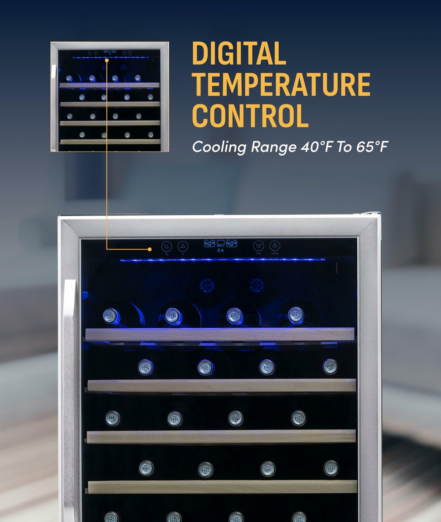 NewAir 52 Bottle Compressor Wine Cooler