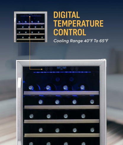NewAir 52 Bottle Compressor Wine Cooler