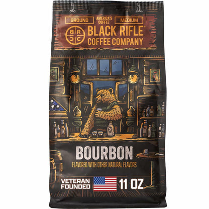 Black Rifle Coffee Company Bourbon, 12oz Bag, Ground Medium Roast