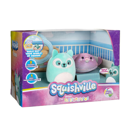 Squishville by Original Squishmallows Pool Party Accessory Set
