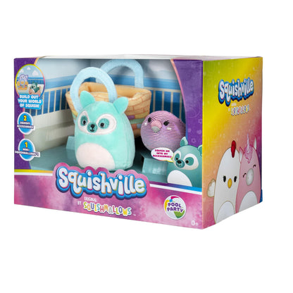 Squishville by Original Squishmallows Pool Party Accessory Set