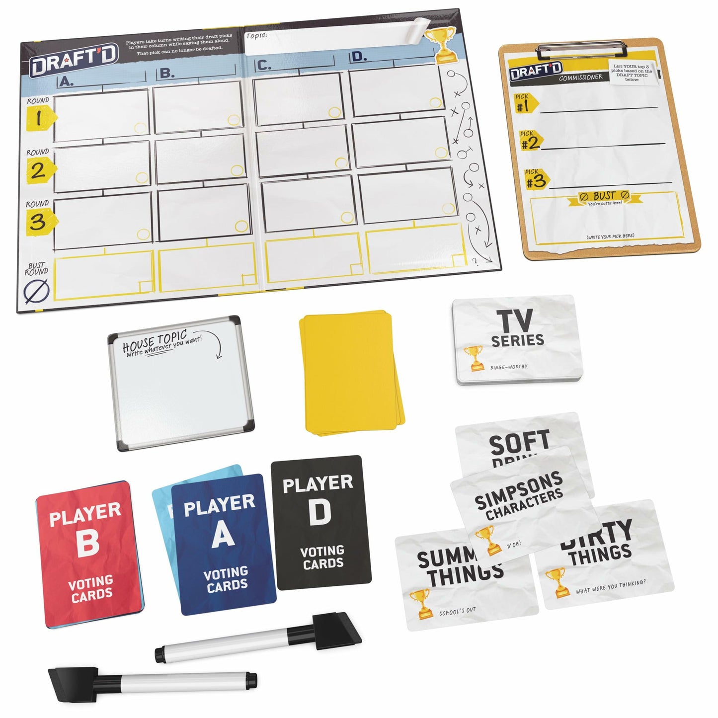 Spin Master Games, Draft’d, Competitive Drafting Party Game