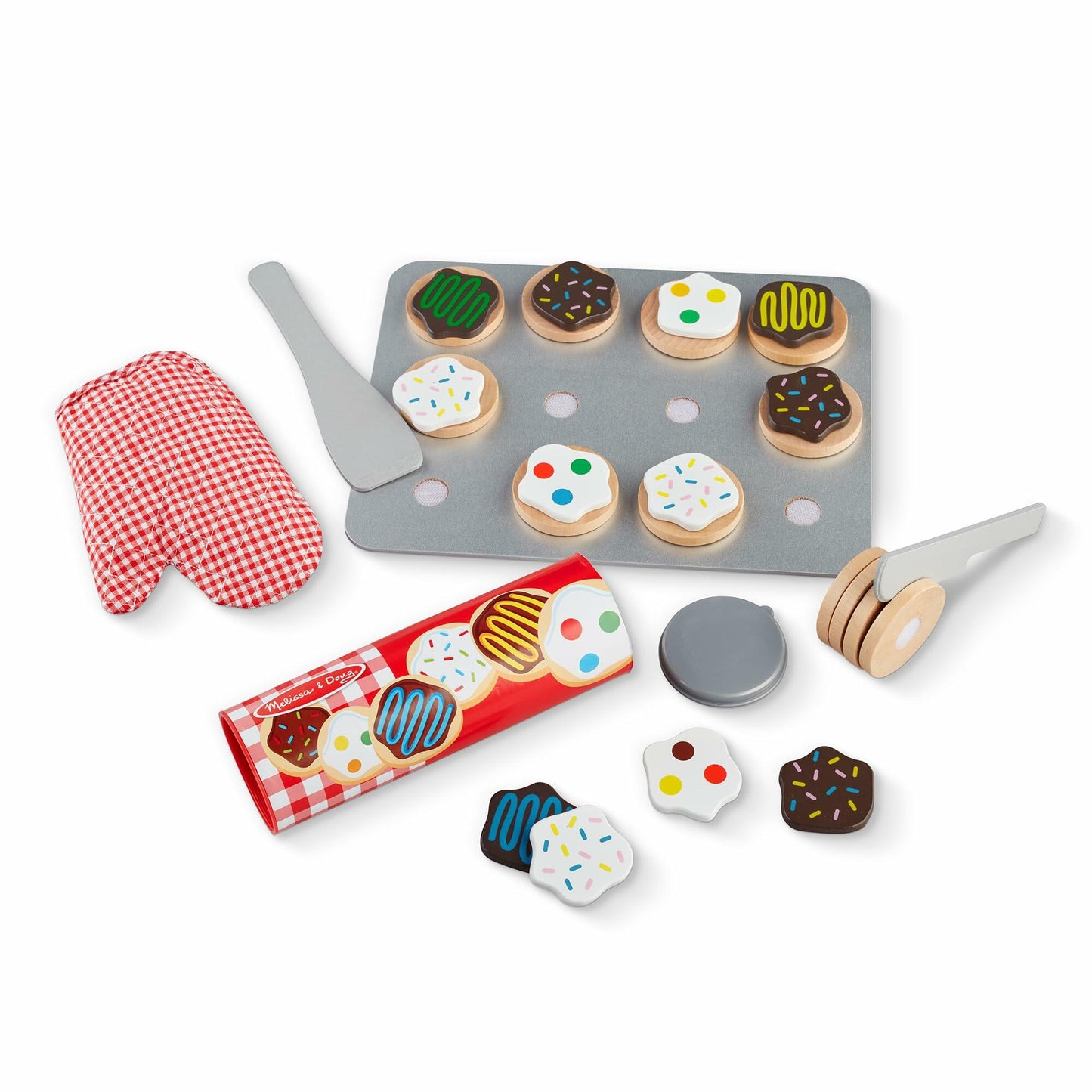 Melissa & Doug Slice & Bake Cookie Set with Wooden Play Food