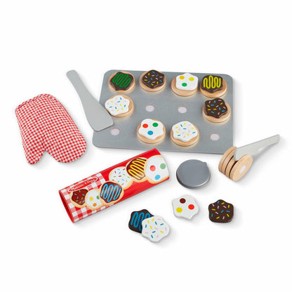 Melissa & Doug Slice & Bake Cookie Set with Wooden Play Food