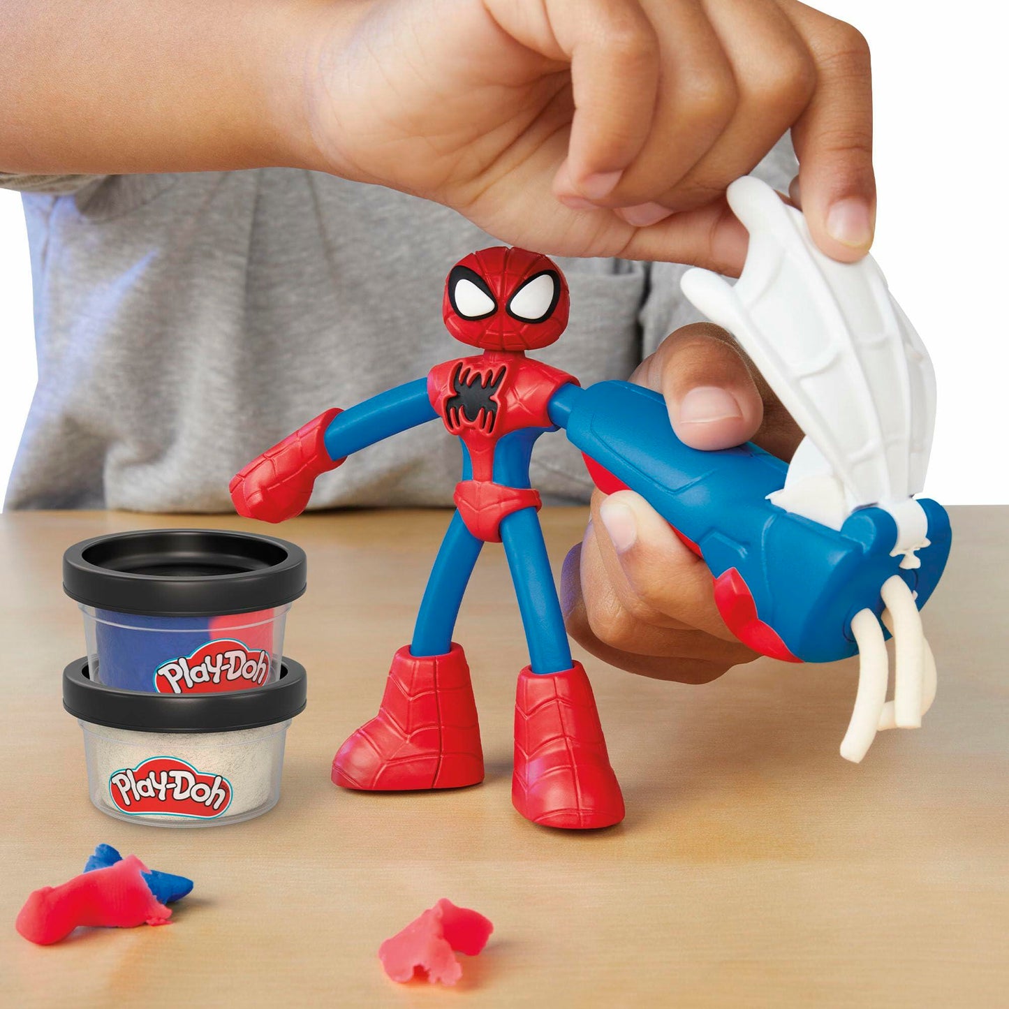 Play-Doh Marvel Spider-Man Thwip Squisher Set with Bendy Action Figure