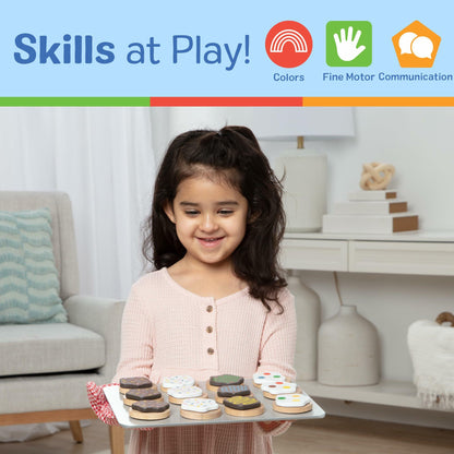 Melissa & Doug Slice & Bake Cookie Set with Wooden Play Food