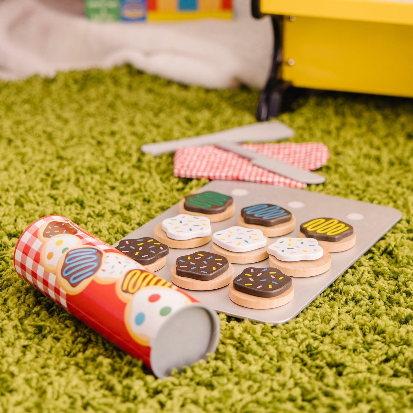 Melissa & Doug Slice & Bake Cookie Set with Wooden Play Food