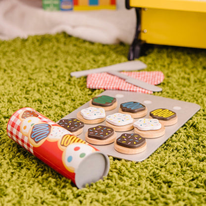 Melissa & Doug Slice & Bake Cookie Set with Wooden Play Food