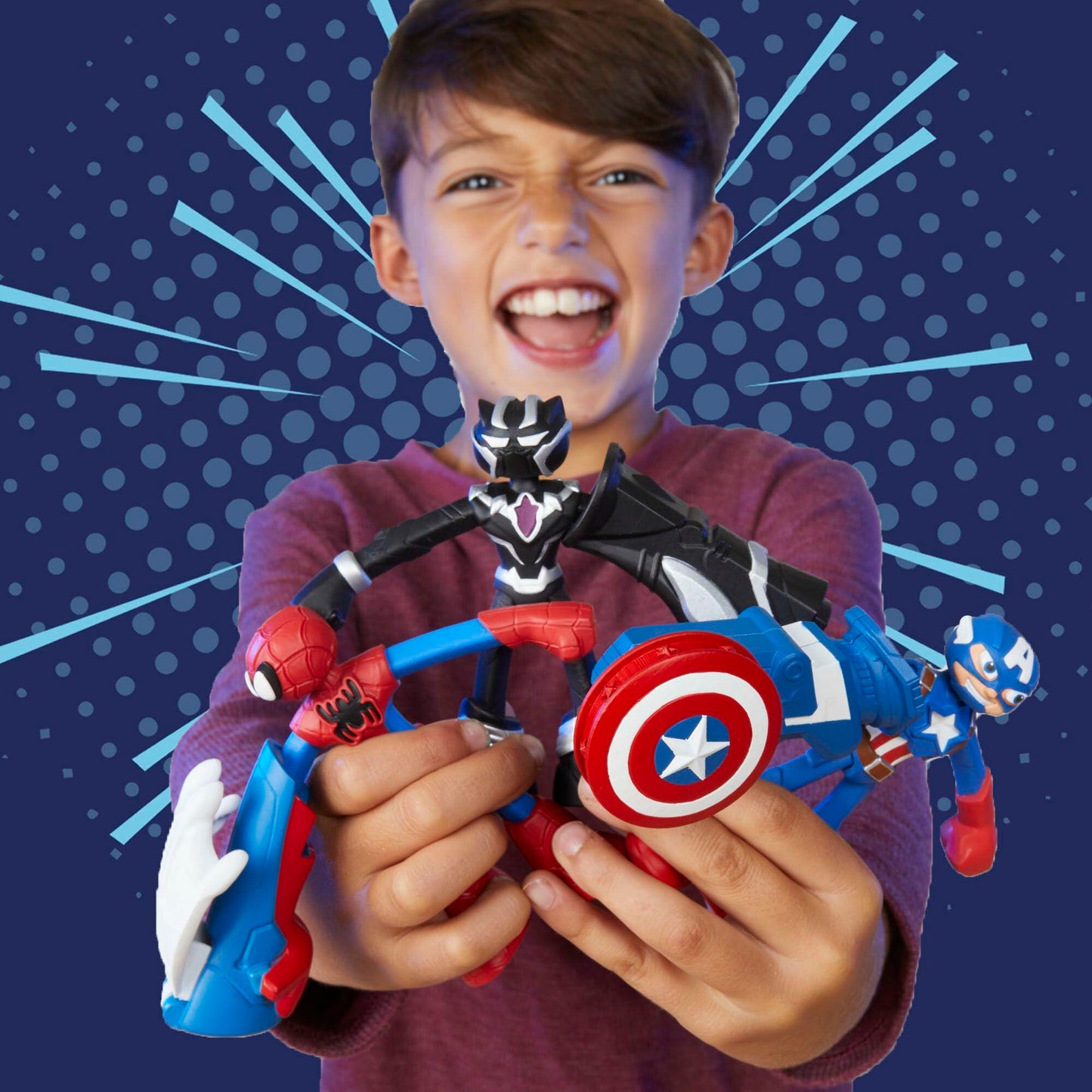 Play-Doh Marvel Spider-Man Thwip Squisher Set with Bendy Action Figure