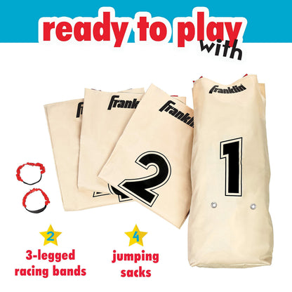 Franklin Field Day Potato Sack Race Bags & 3-Legged Race Bands