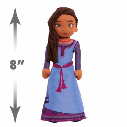 Disney Wish 8-inch Talking Plush Asha, Interactive Toy