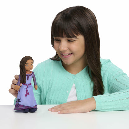 Disney Wish 8-inch Talking Plush Asha, Interactive Toy