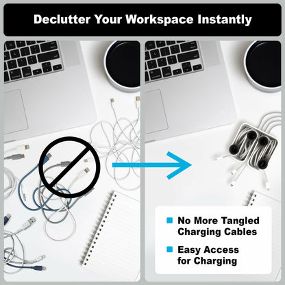 Cable Organizer with Multiple Compartments