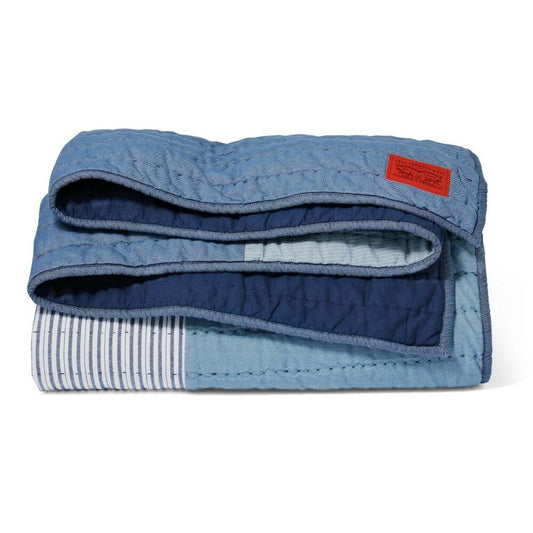 Full/Queen Cotton Patchwork Quilt Blue - Levi's x Target