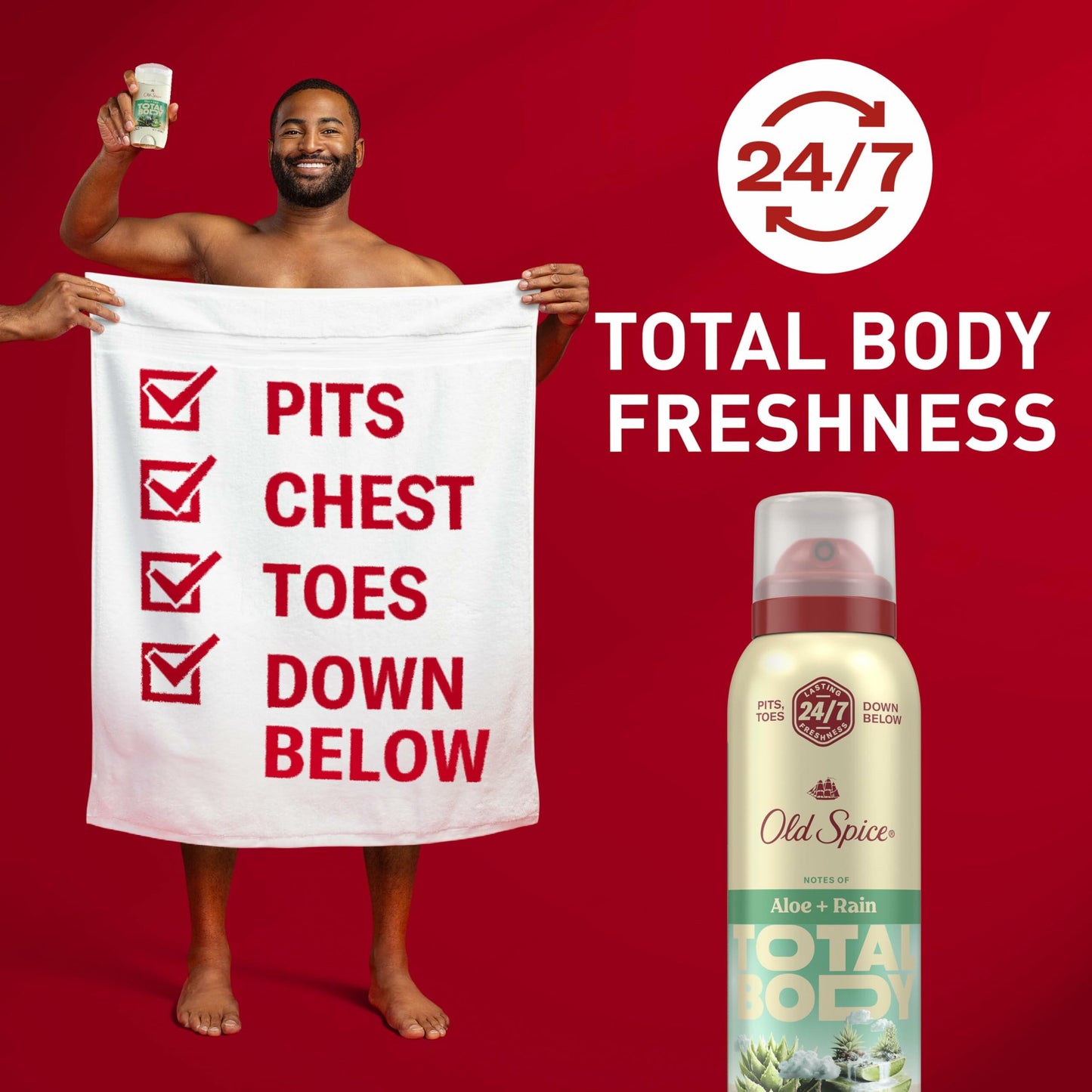 Old Spice Whole Body Deodorant Spray for Men
