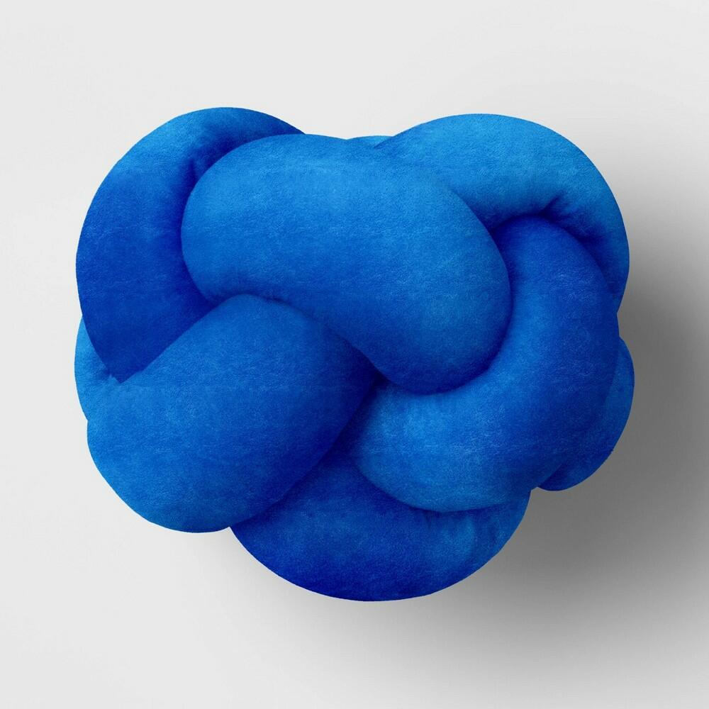 Shaped Knot Pillow Cobalt - Room Essentials™