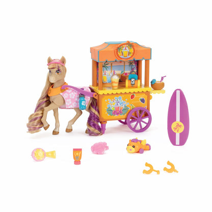 Wild Manes Horse Toys – Bailey’s Surf & Snacks Playset
