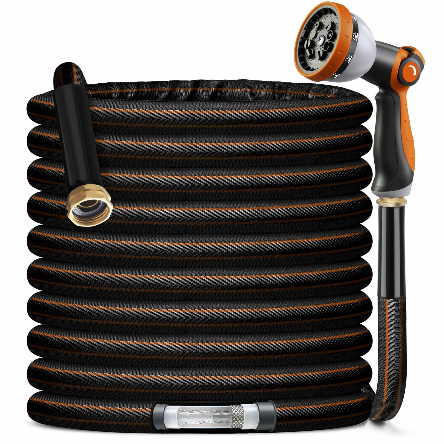 Garden Water Hose – 100ft Lightweight Flexible