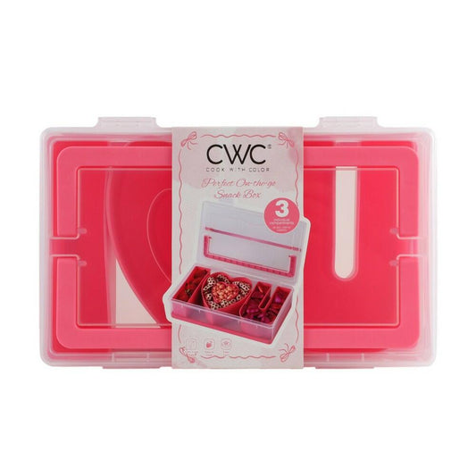 Cook With Color I Love U Sentiment Snack Box Food Storage Container