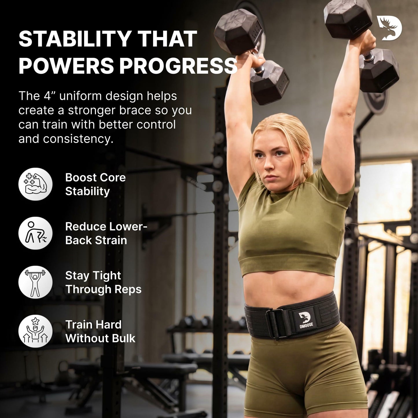 DMoose Auto Locking Weight Belts for Lifting Men