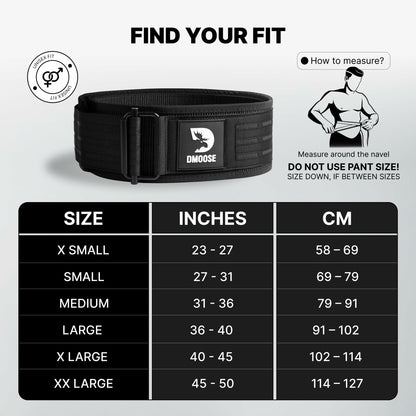DMoose Auto Locking Weight Belts for Lifting Men