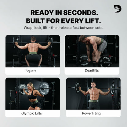 DMoose Auto Locking Weight Belts for Lifting Men