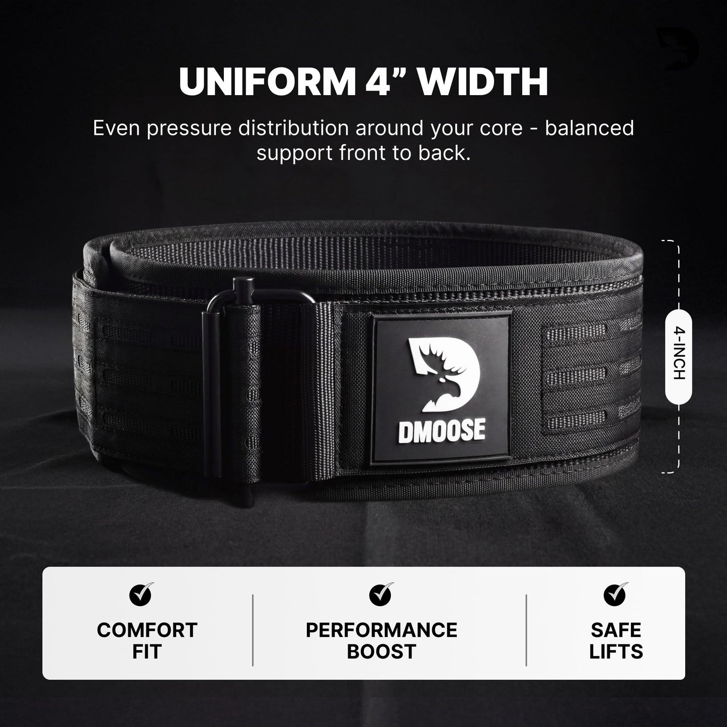 DMoose Auto Locking Weight Belts for Lifting Men
