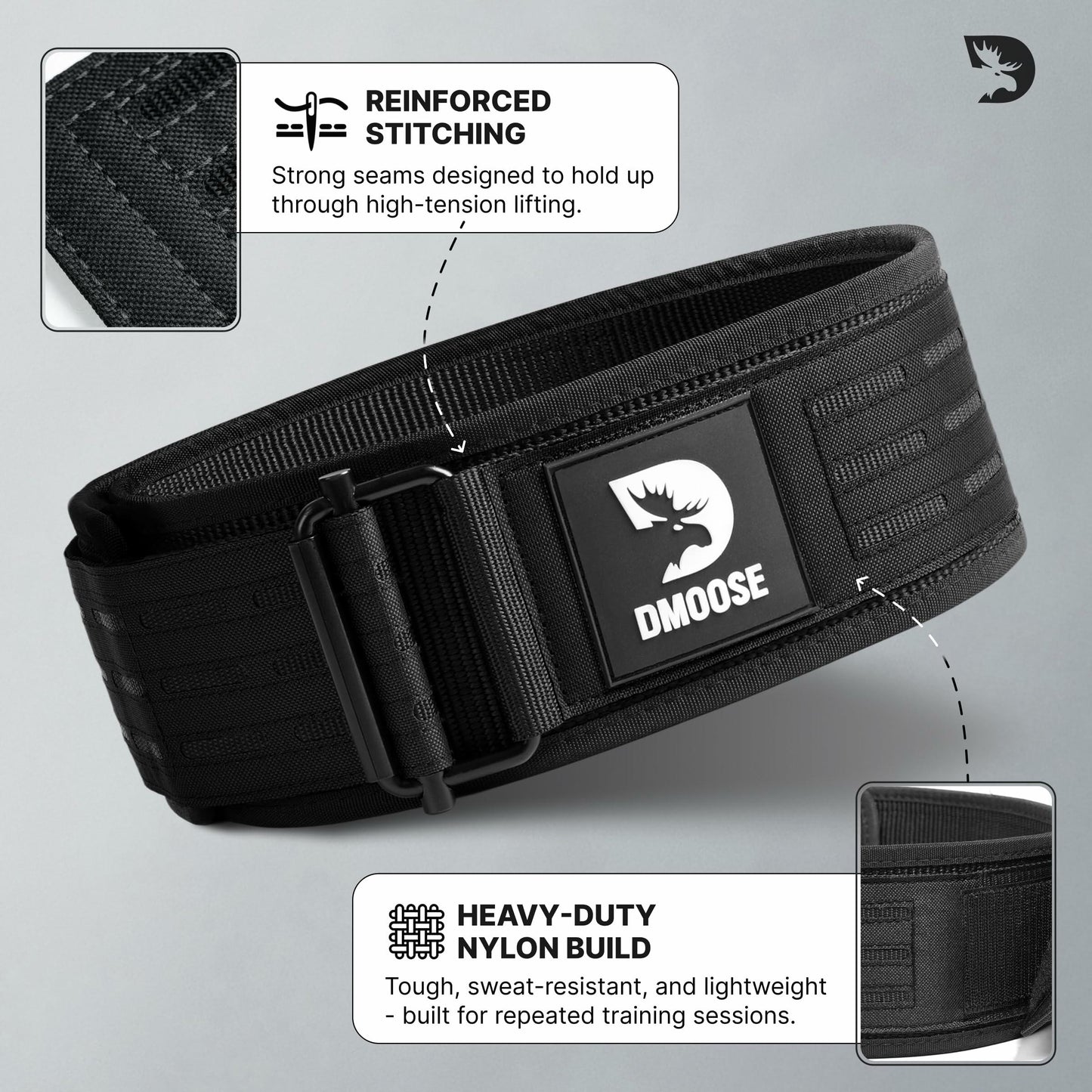 DMoose Auto Locking Weight Belts for Lifting Men