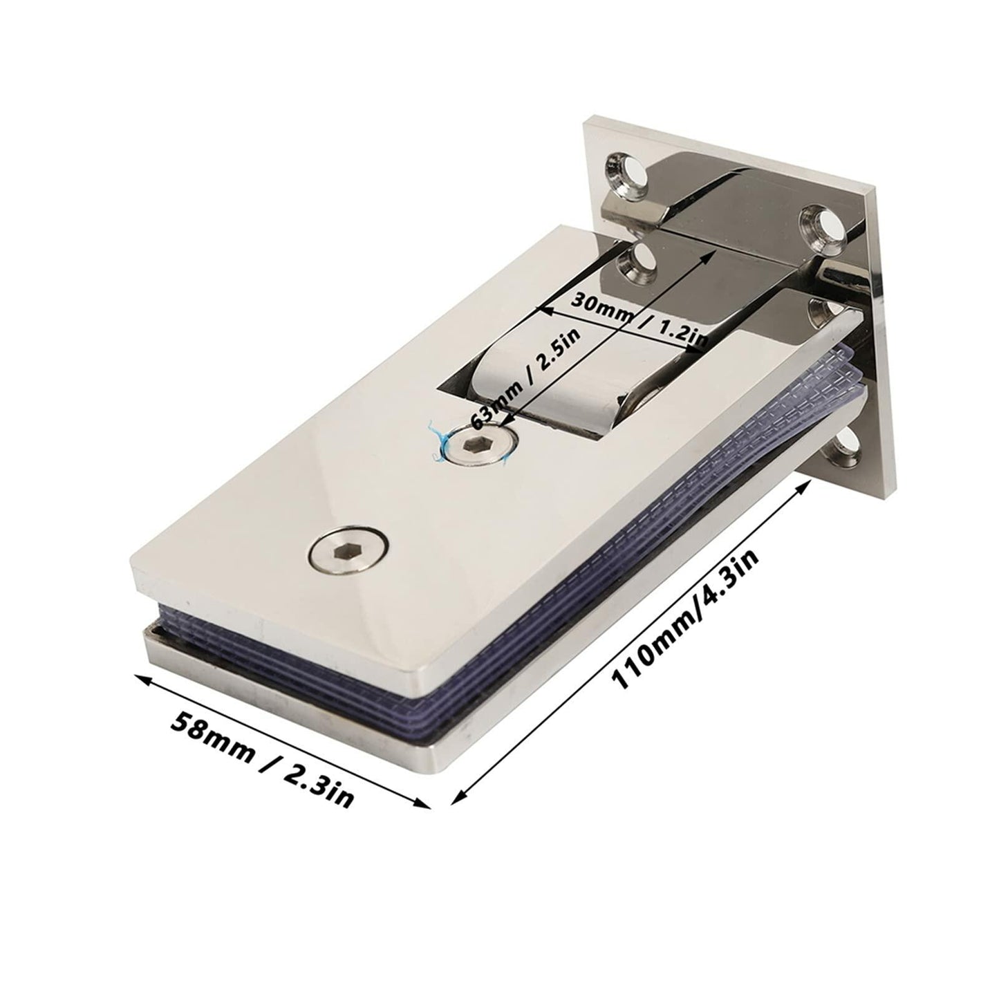 90 Degree Shower Door Hinges