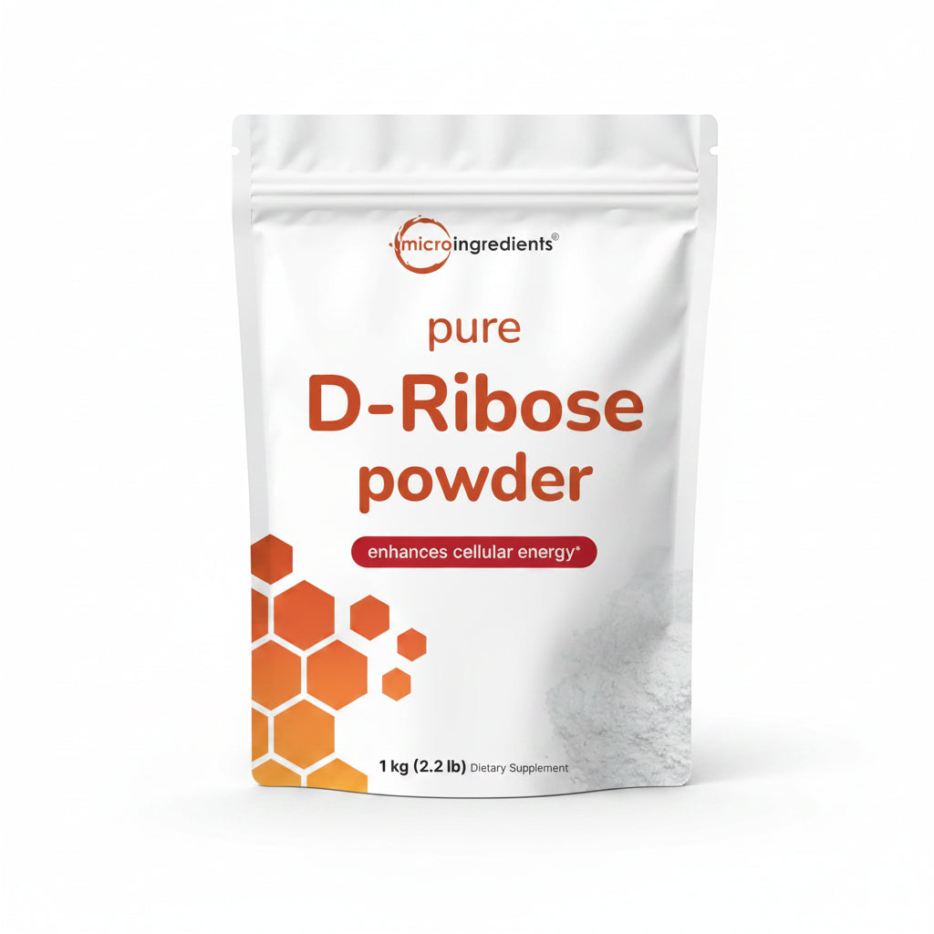 Pure D Ribose Powder, 1 KG (2.2 Pound & 200 Servings)