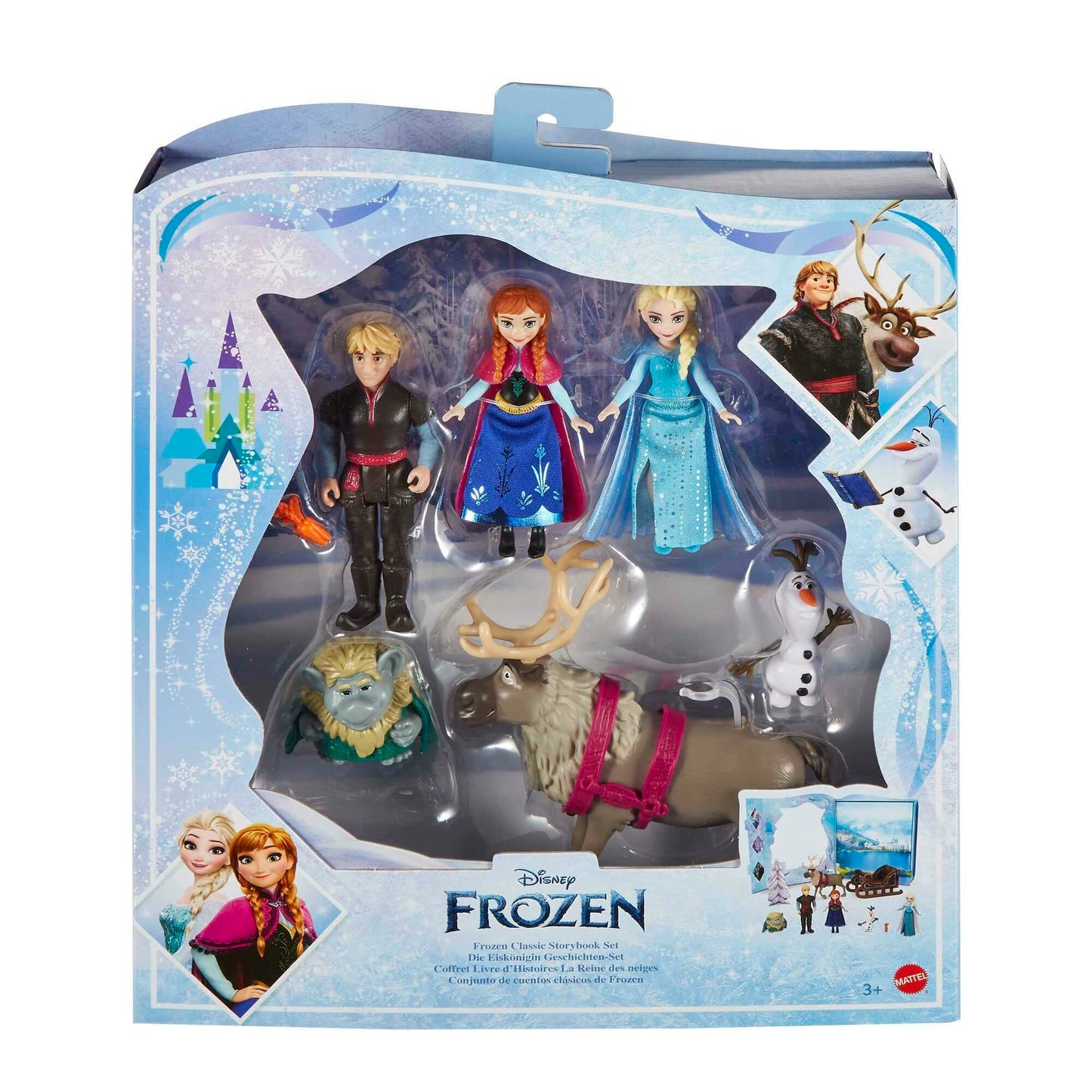 Mattel Disney Frozen Toys, Frozen Story Pack with 6 Characters