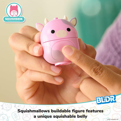BLDR Squishmallows Patty's Farmers Market Building Set - Patty the Pink Cow