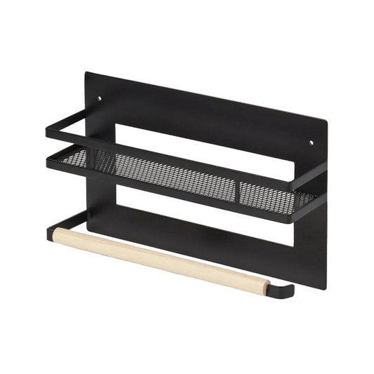 Brightroom Magnetic Fridge Organizer with Mesh Shelf