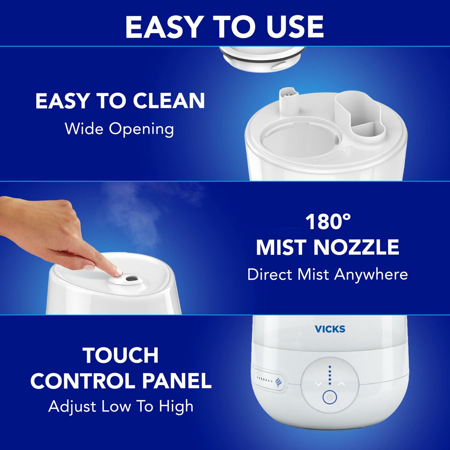 Vicks FilterFree Plus Cool Mist Plus Humidifier