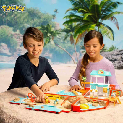 Jazwares Pokémon Carry Case Beach Battle Playset