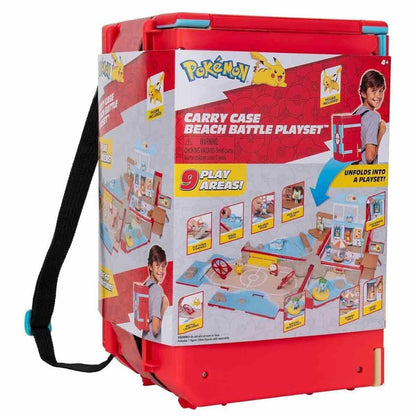Jazwares Pokémon Carry Case Beach Battle Playset