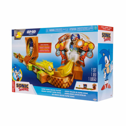 Sonic The Hedgehog Go Go Racers Deluxe Playset