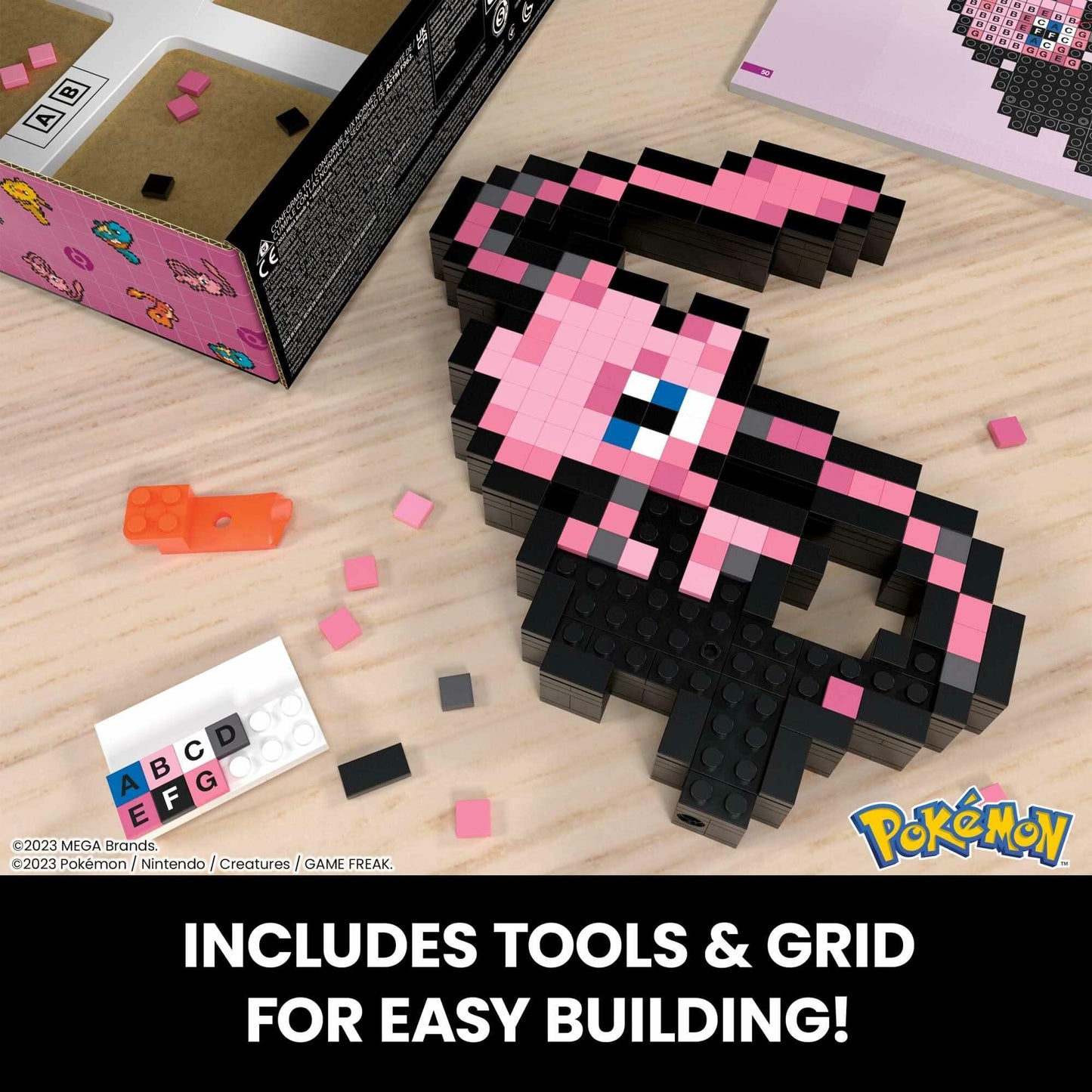 MEGA Pokemon Mew 434 Piece Building Set
